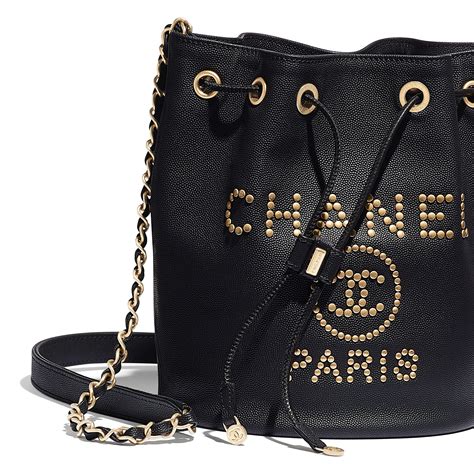 chanel aged calfskin bag|chanel grained calfskin drawstring bag.